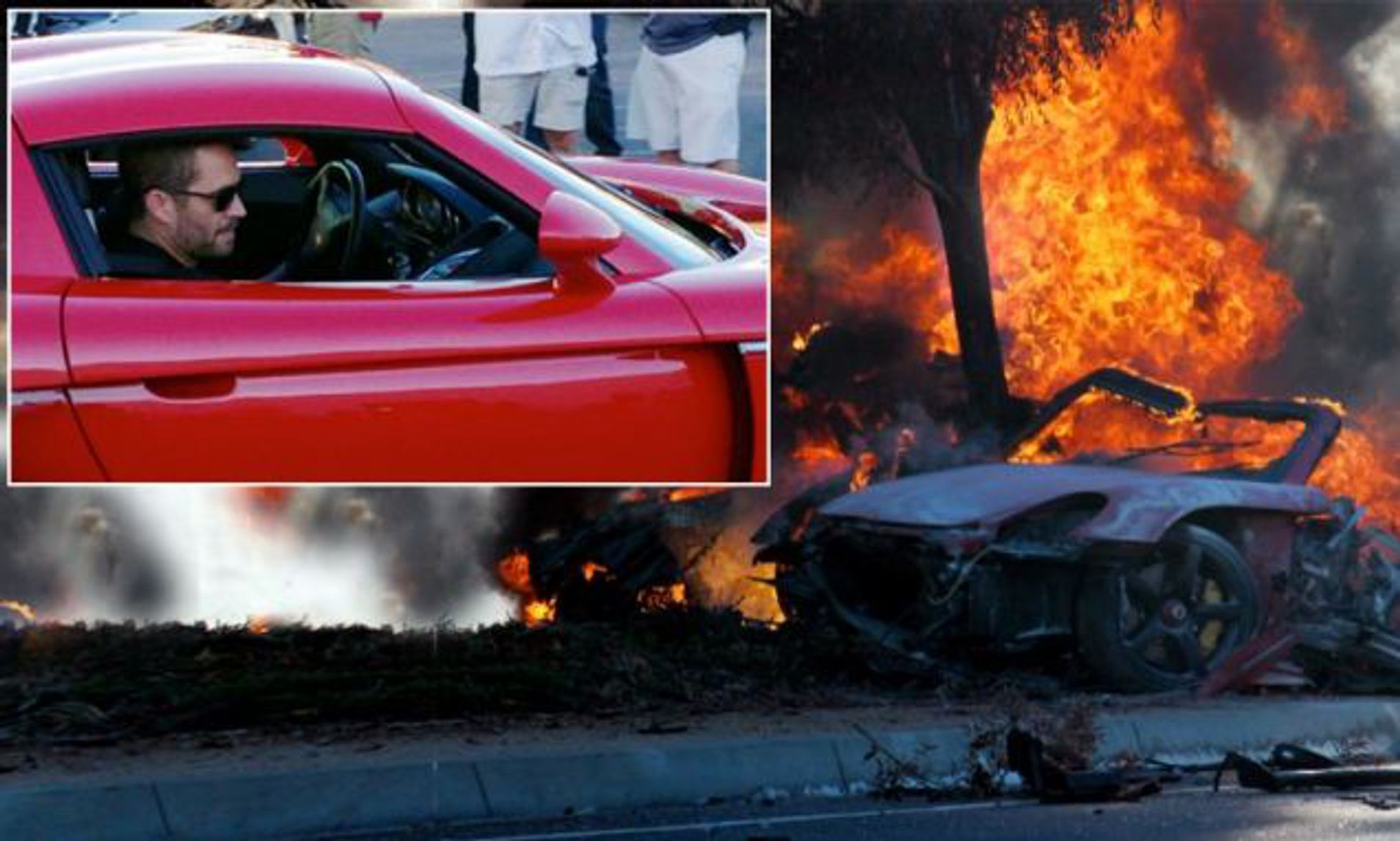 Paul Walker accident car image: what can you see? Explore photos from the tragic scene now.