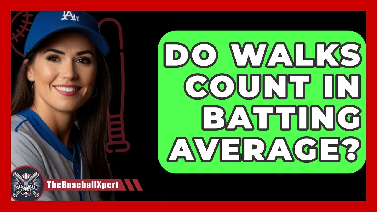 How are walks calculated in batting average? Do walks actually change your BA? Lets clear that up.