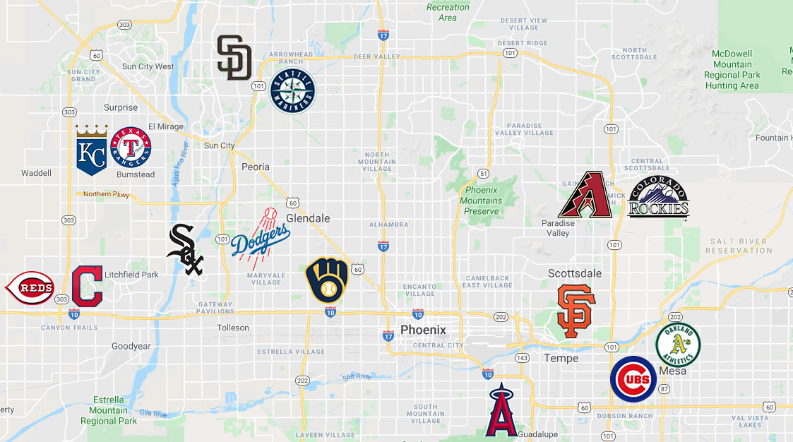 Where is the spring training 2024 map? Your easy guide to all team locations!