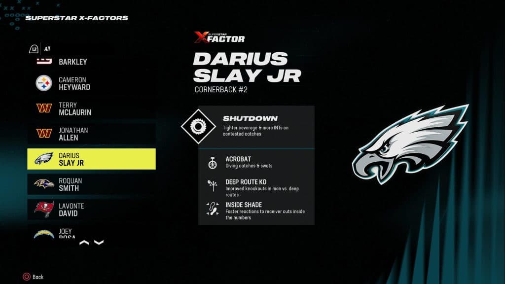 Which is the best x factor for dt madden 24? Experts recommend these game changing abilities.