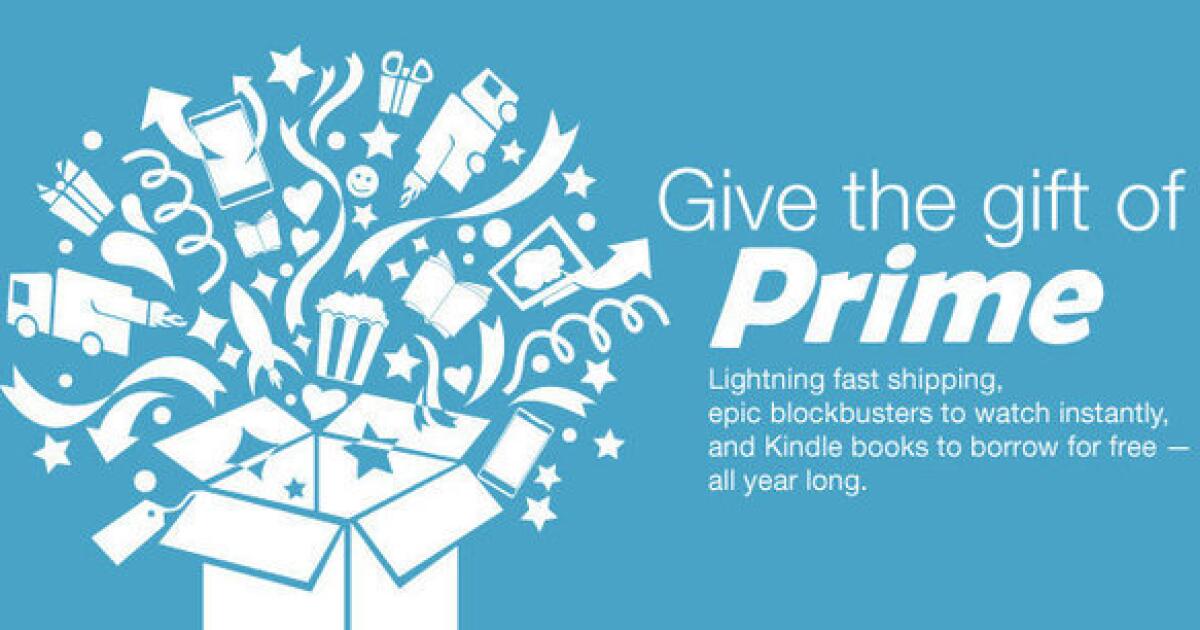 What do you get when you give the gift of prime? They get movies, music, and fast delivery.