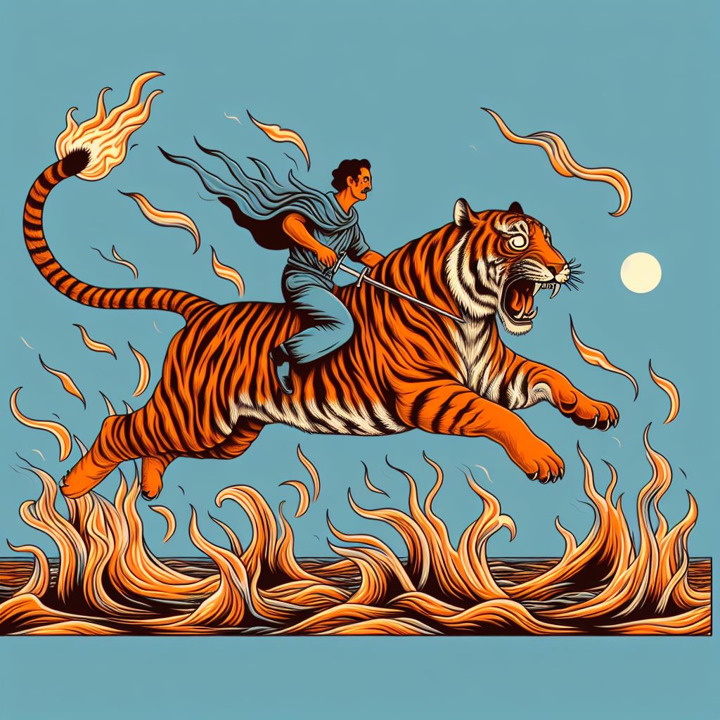 Exploring the ride the tiger meaning? Heres how it advises you to face your challenges.