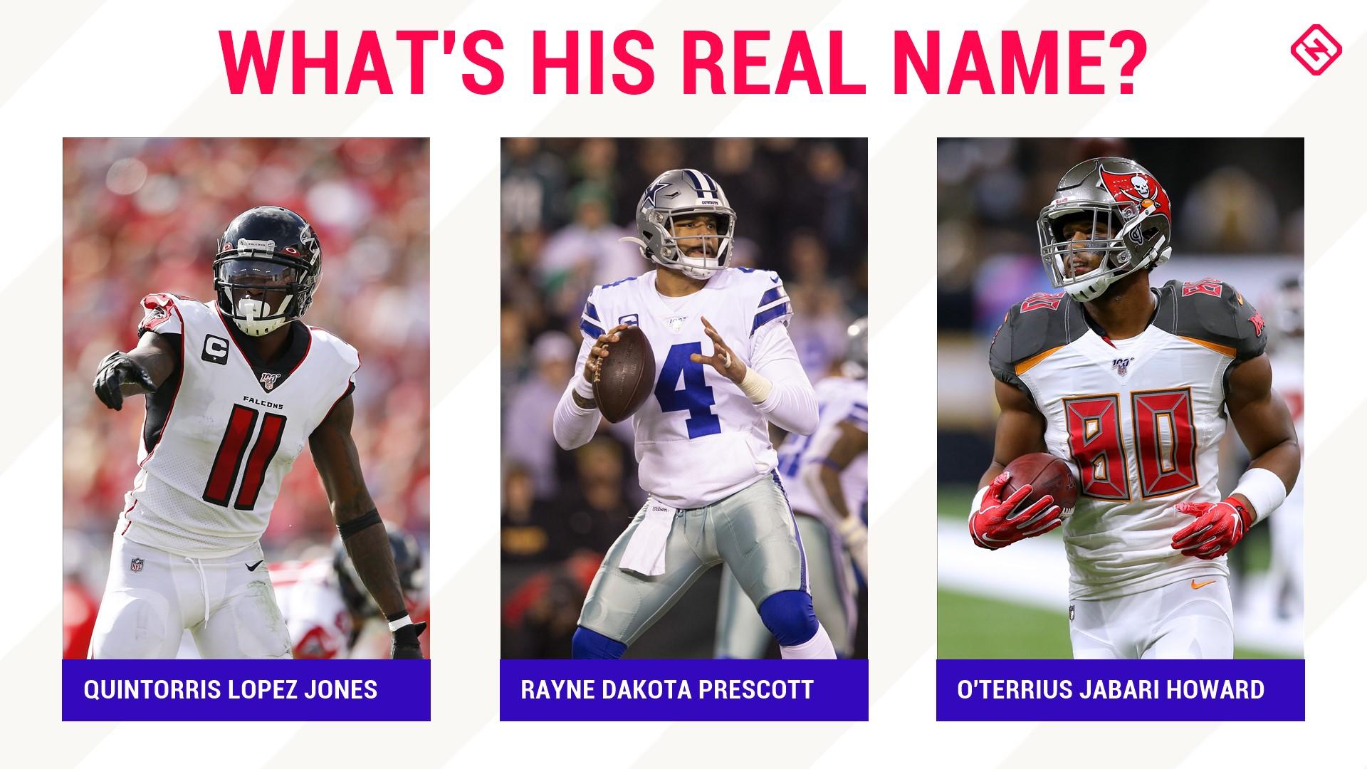 Ever wonder about football players real names? Weve got a list of their actual birth names here!