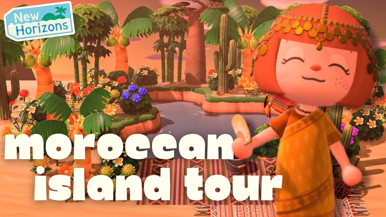 Your ultimate Egyptian Animal Crossing island tutorial: Step by step instructions to build an amazing desert oasis!