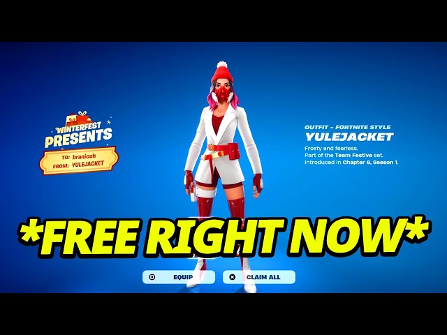 How can you get the yule jacket skin? Follow these 3 easy steps to find it in the game!