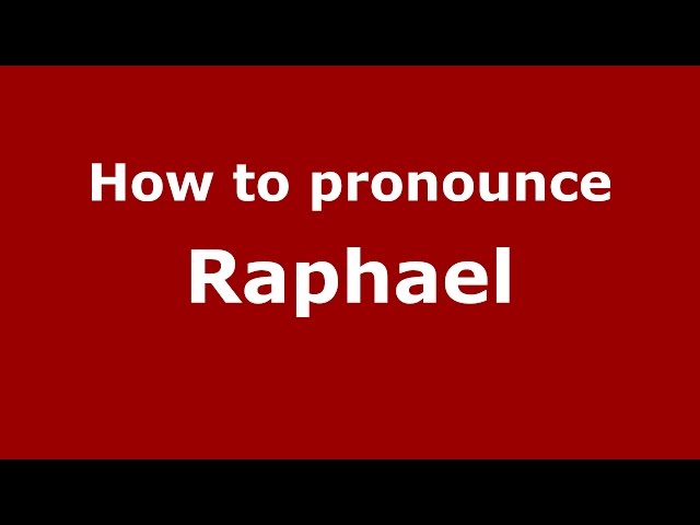 What is Raphael in Spanish actually? Discover the correct pronunciation and common usage.