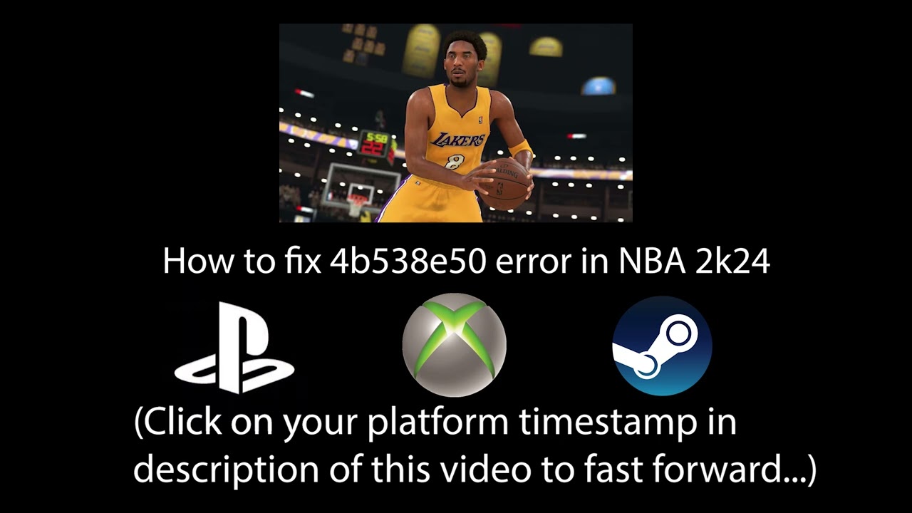Why does 2k24 error code 4b538e50 appear? Find out the causes and fix it with these methods!