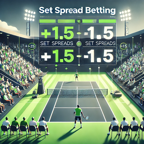 Where can I find set spread tennis lines? Discover top bookies offering this tennis betting market.