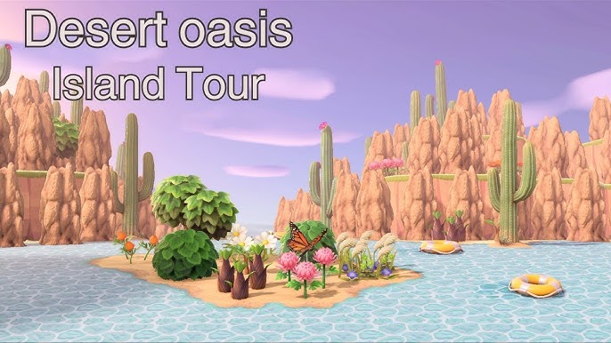 Your ultimate Egyptian Animal Crossing island tutorial: Step by step instructions to build an amazing desert oasis!