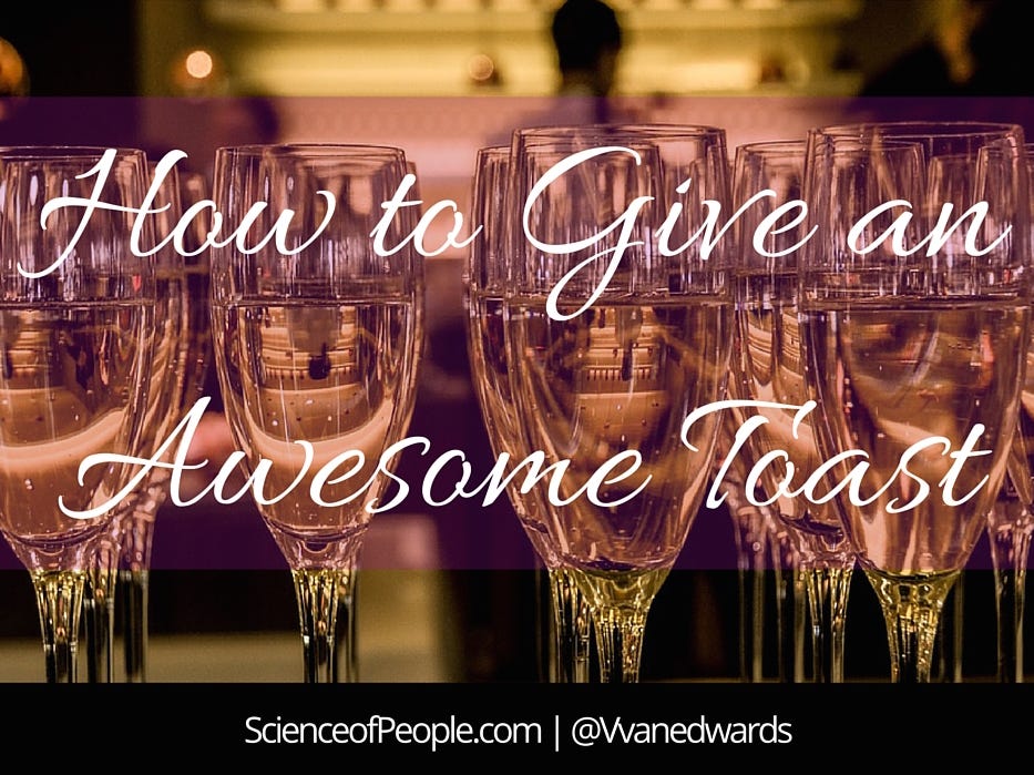 How to give a great champagne toast? Follow these simple steps for a memorable speech.