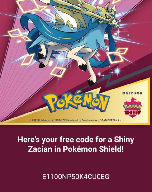 Where to find a free shiny zacian code? Discover the top ways to get one without paying!