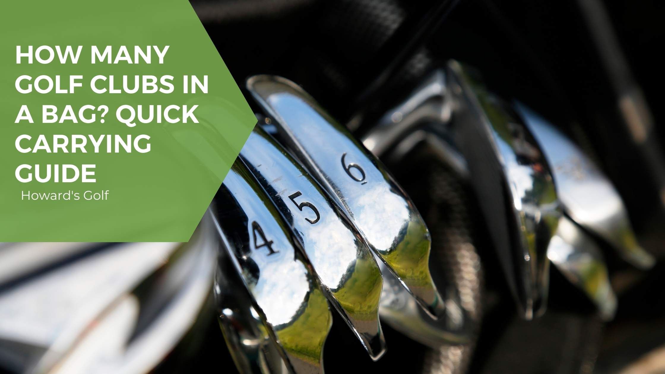 How many golf clubs allowed in bag? Avoid penalty with these tips.