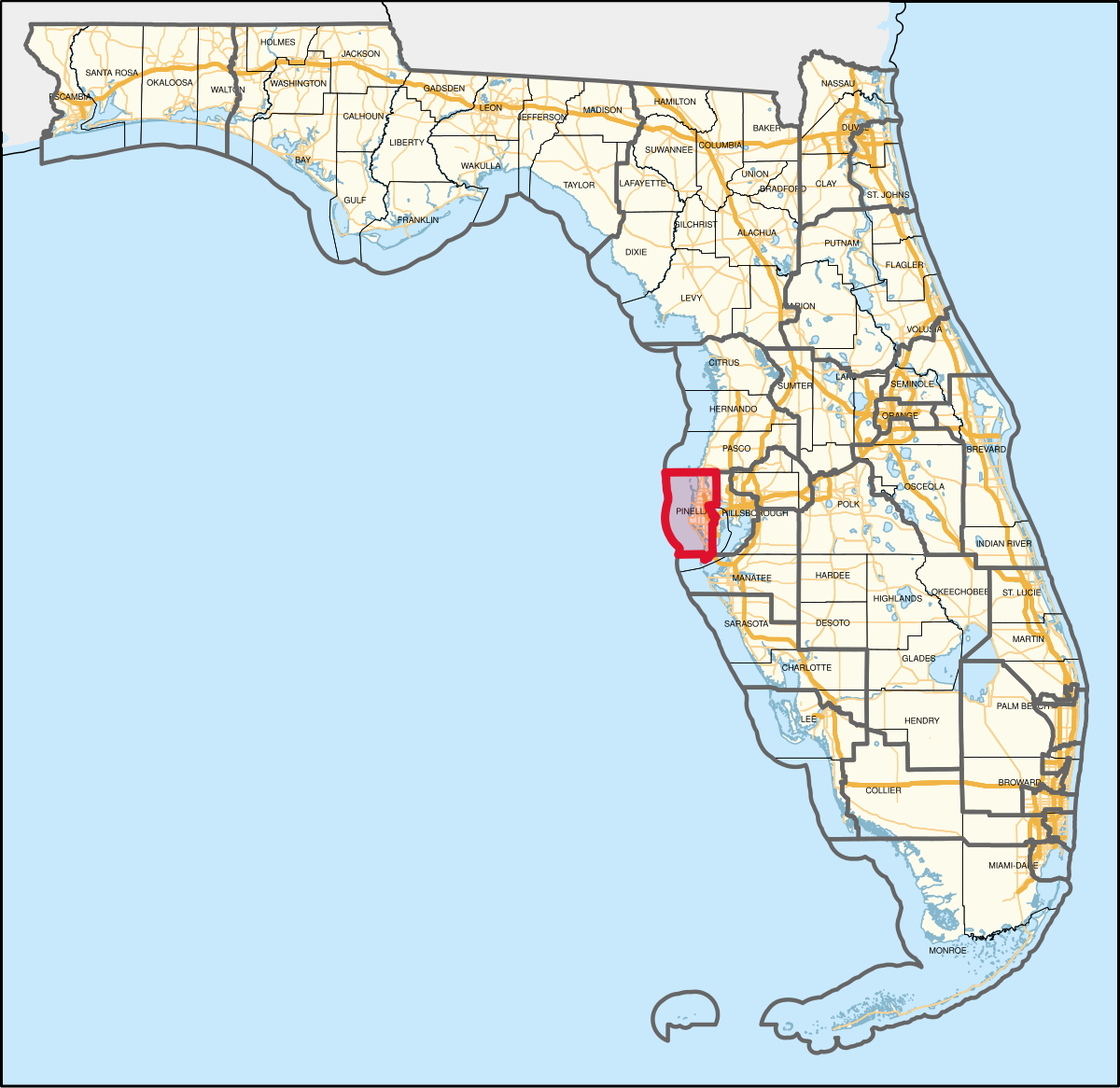 Florida 13th Congressional District boundaries explained, see map details.