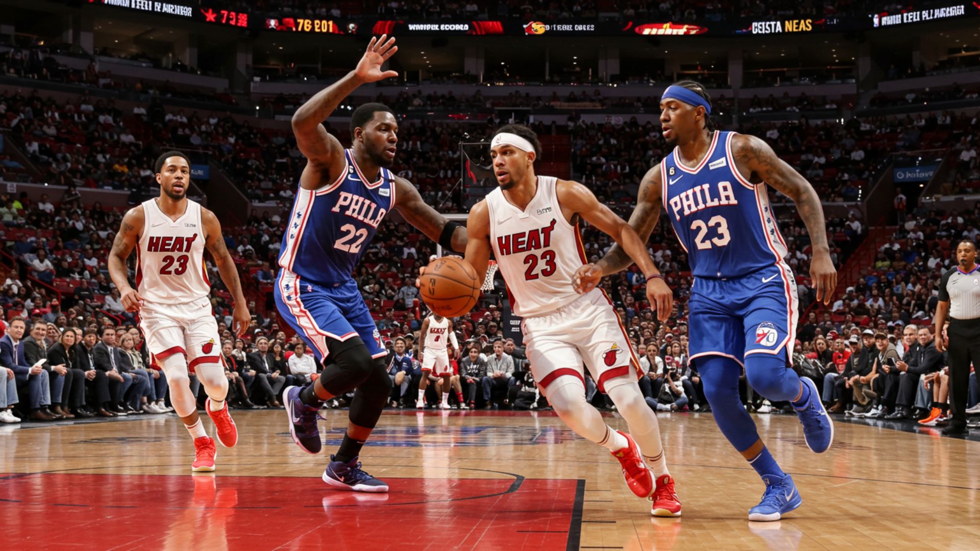 Best players in Miami Heat vs 76ers game? Top scorers and stats explained.
