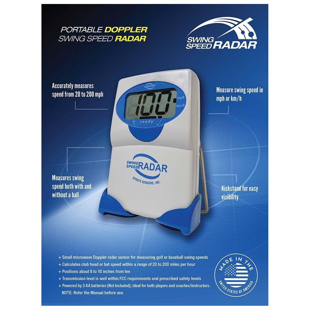 Professional club head speed radar measure your mph accurately today