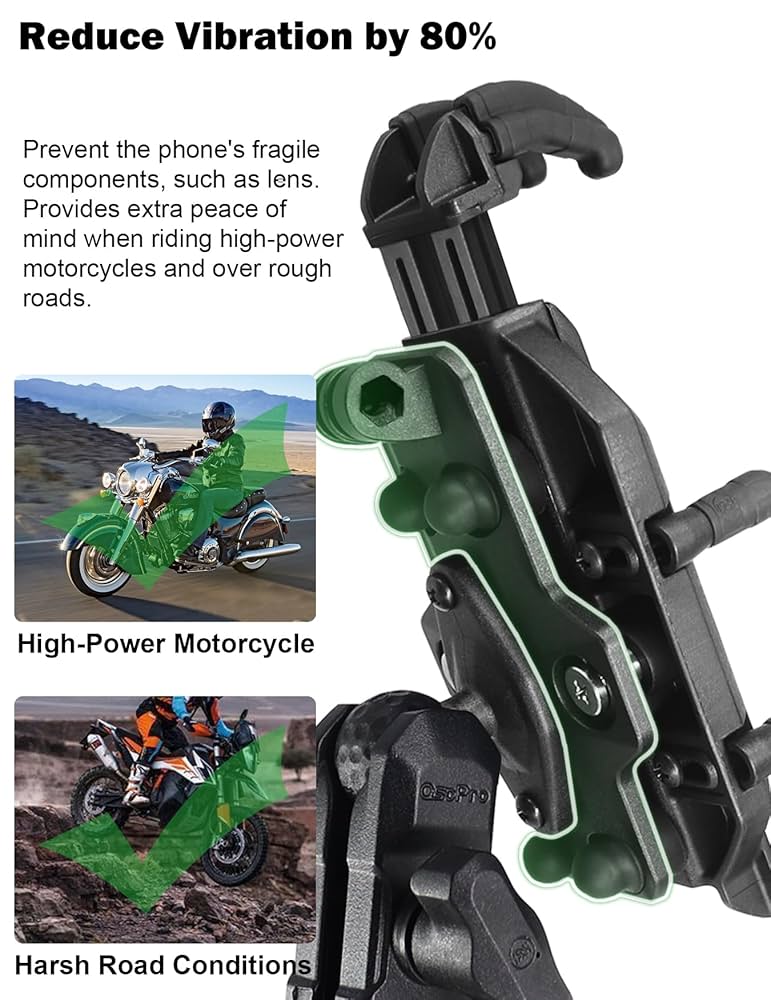 Need secure motorcycle phone mount? 7 vibration proof holders for rough roads