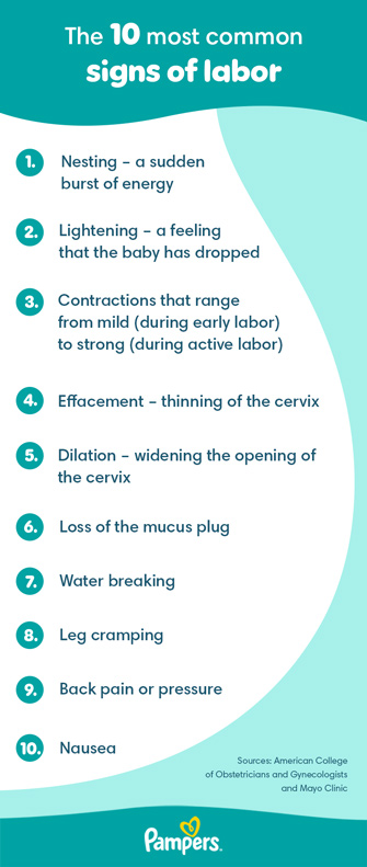 Imminent Childbirth Signs: What Happens When Baby Comes Soon (How Mothers Prepare For Labor Now)