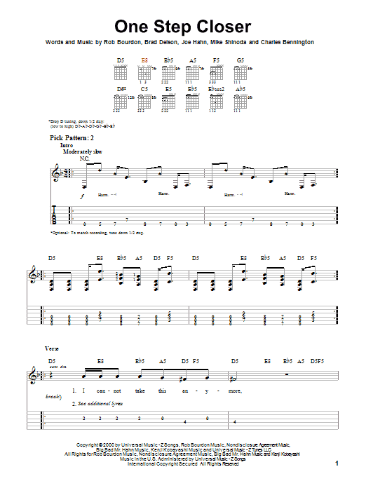 How to Play One Step Closer Tab Easy Guitar Steps Anyone Can Learn