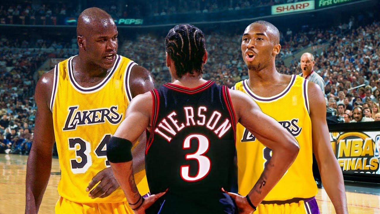 allen iverson finals roster breakdown: his teammates vs lakers shaq kobe