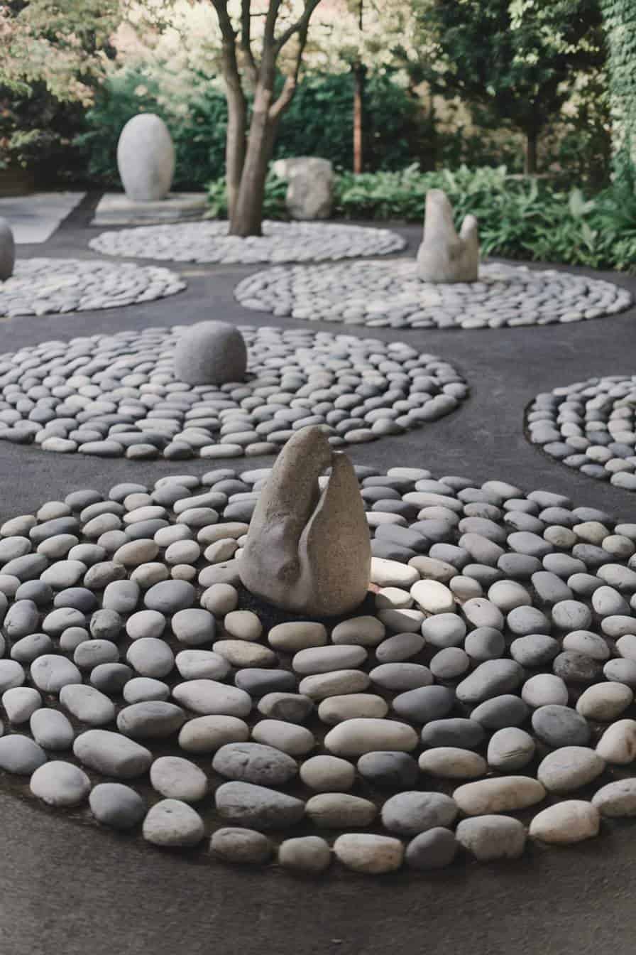 round pebbles cool ideas to decorate your outdoor space your way