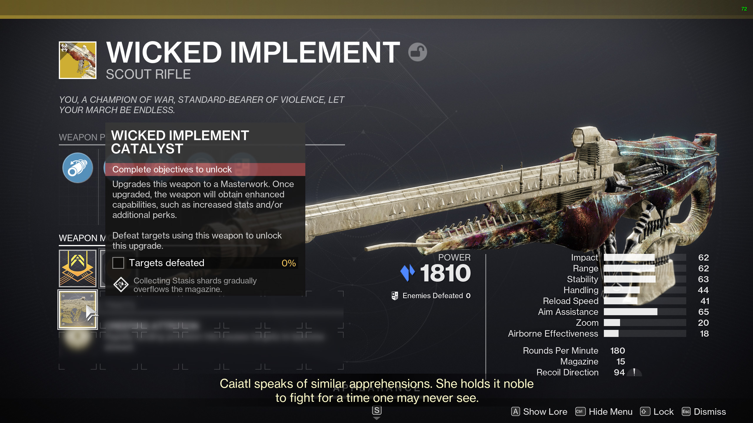 Where to find wicked implement catalyst final shape? Top options listed.