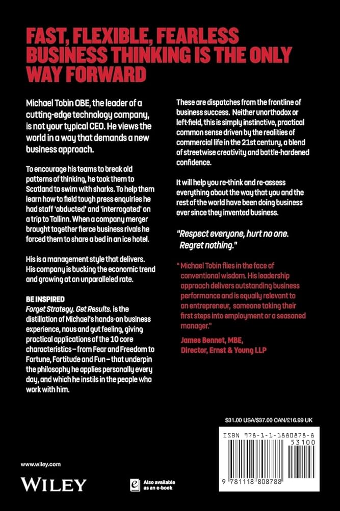 How to learn from michael tobin business management success