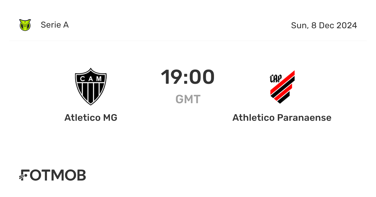 Athletico PR vs Atletico MG Lineups and Predictions See Who Starts!