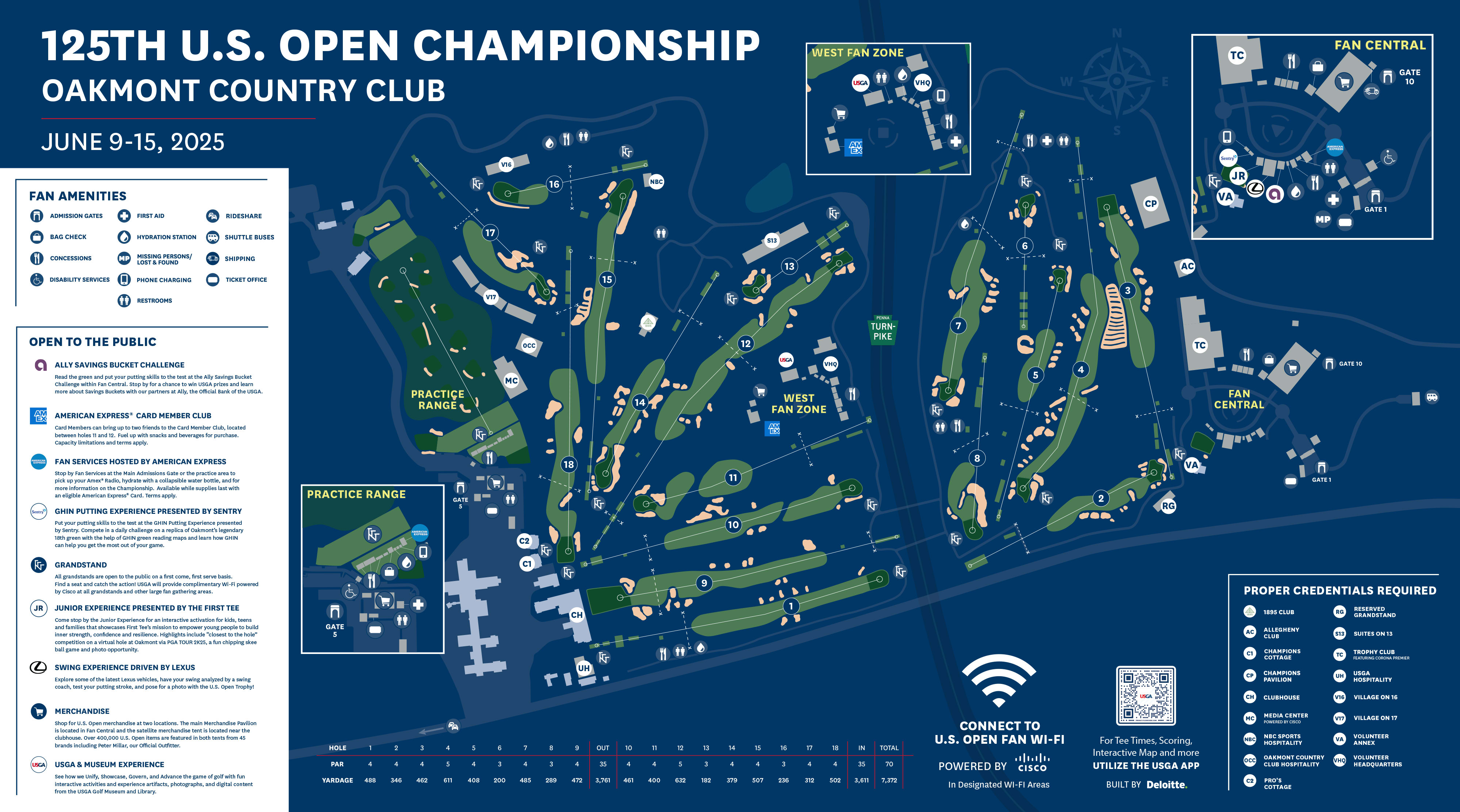 Red lot us open tips find parking spots fast fans reveal
