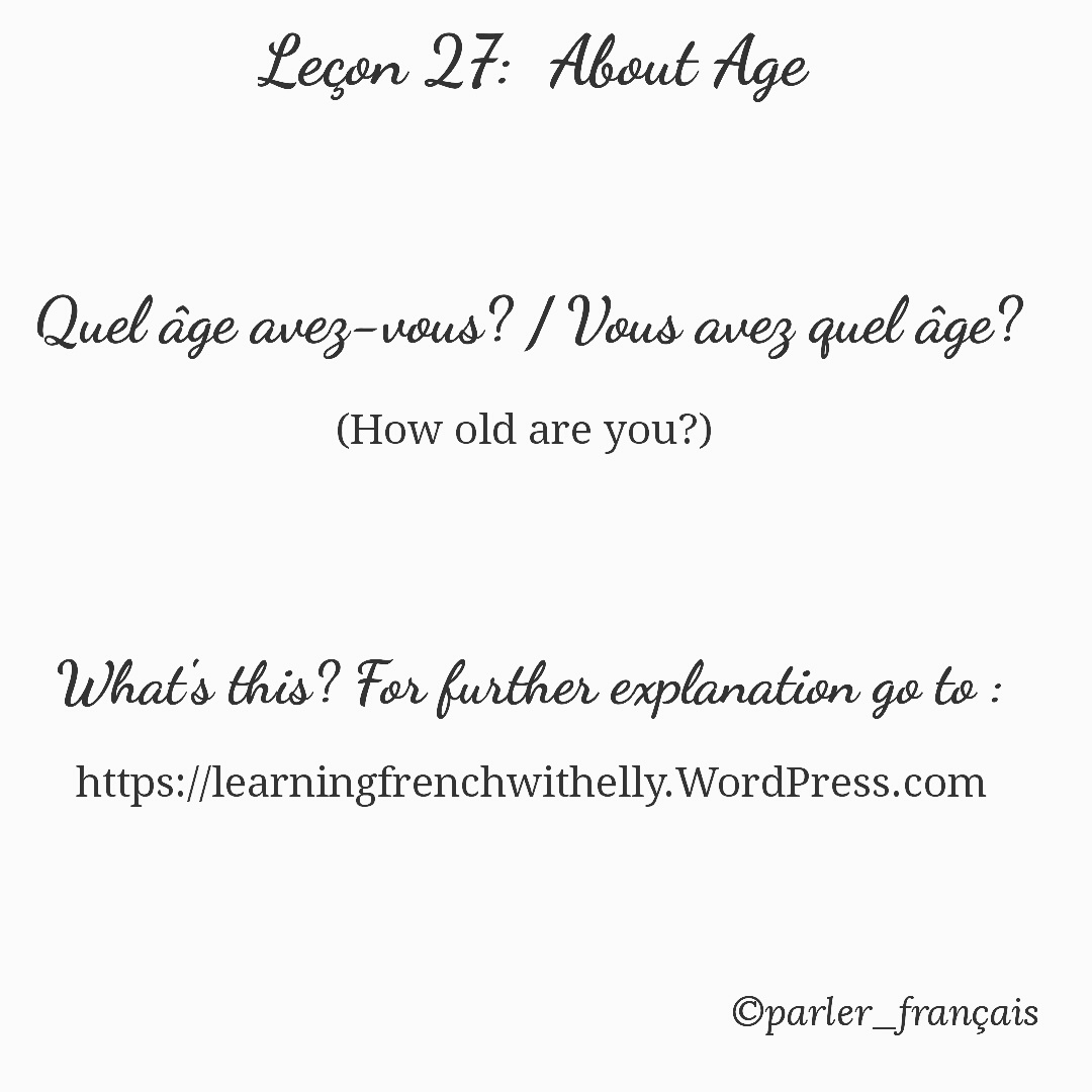 How Do You Say How Old You Are in French? Simple Age Question Explained